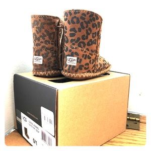 Leopard infant uggs